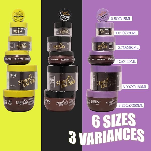 EBIN NEW YORK 24 HOUR EDGE TAMER – EXTRA MEGA HOLD (8.25OZ/ 250ML)