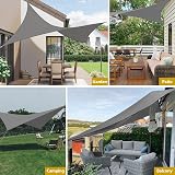 MOKANI Sun Shade Sail 3x4m Rectangle UV 95% Waterproof Canopy view 7