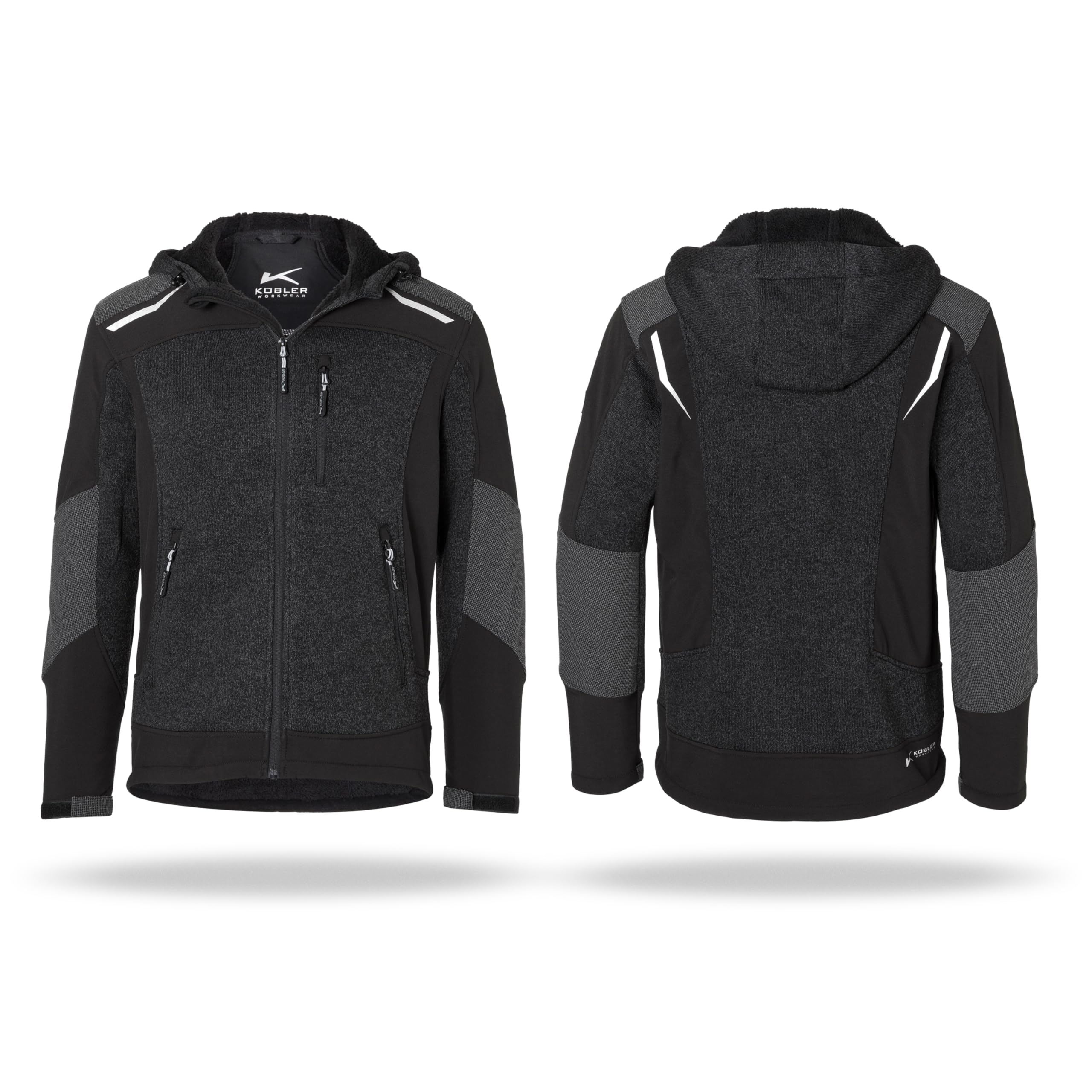 Kubler 17419511-9899-M Size Medium "Classiq" Weather Jacket - Dark Grey/Black