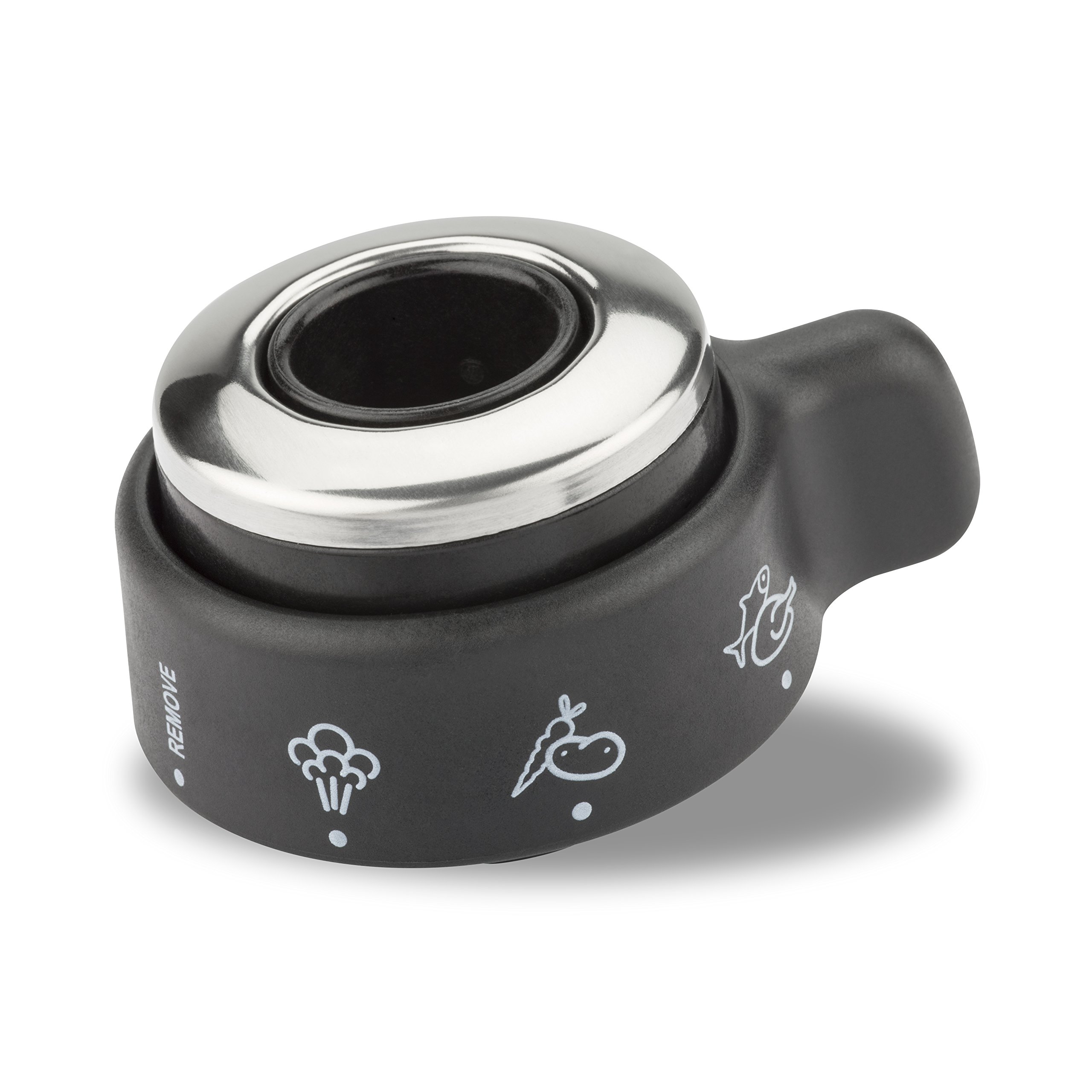 Lagostina 095006000030 Ricambi Valvola di Esercizio Parte Superiore per Pentola a Pressione Briosa Cucina, Nero/Cromato