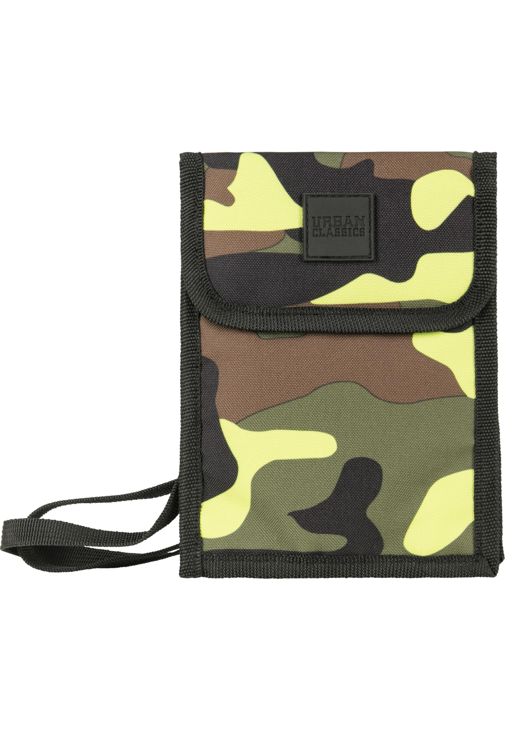Urban Classics Men's Tb2144 Neck Pouch, Frozen Yellow Camo, 18 cm, Neck Pouch