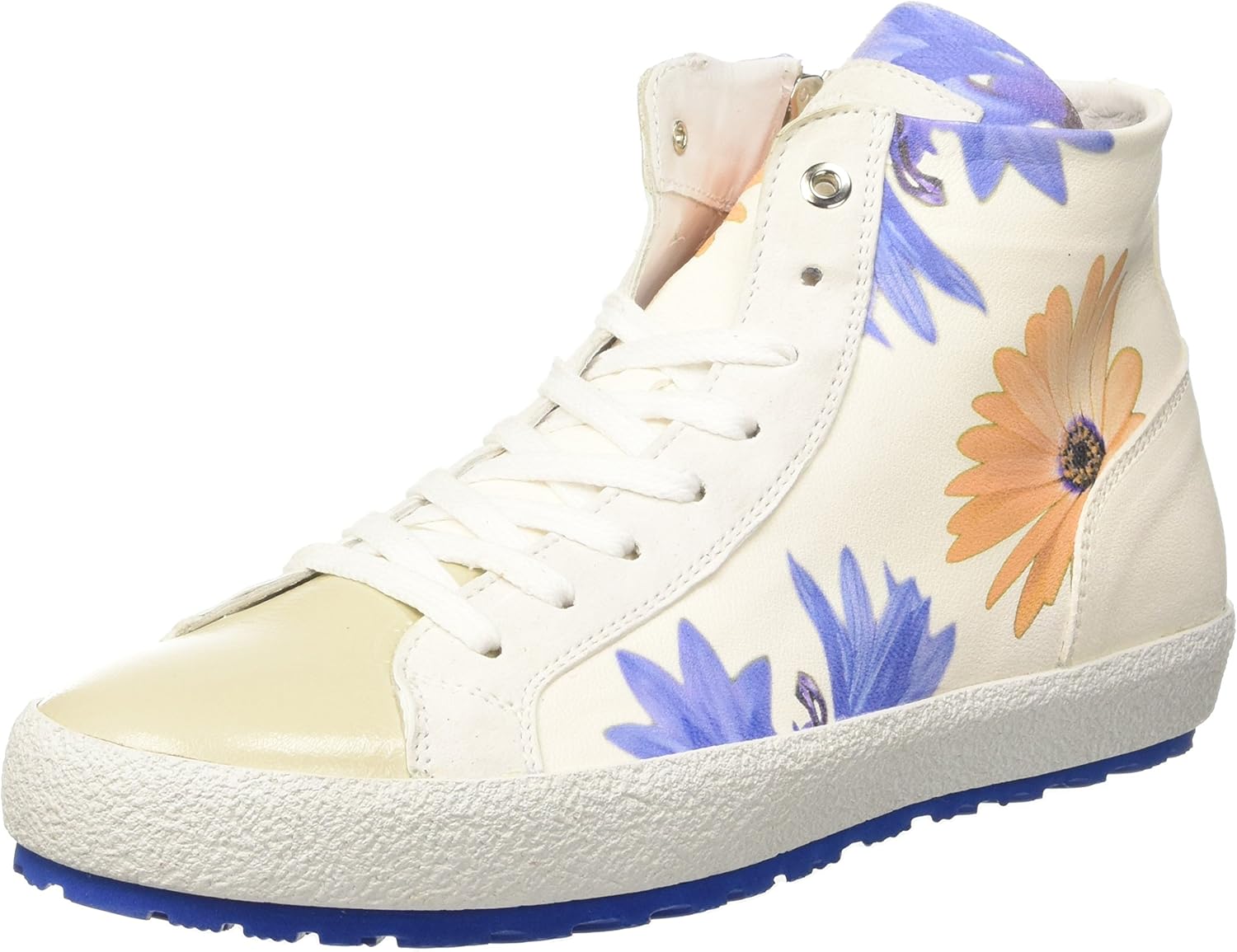 white flower trainers