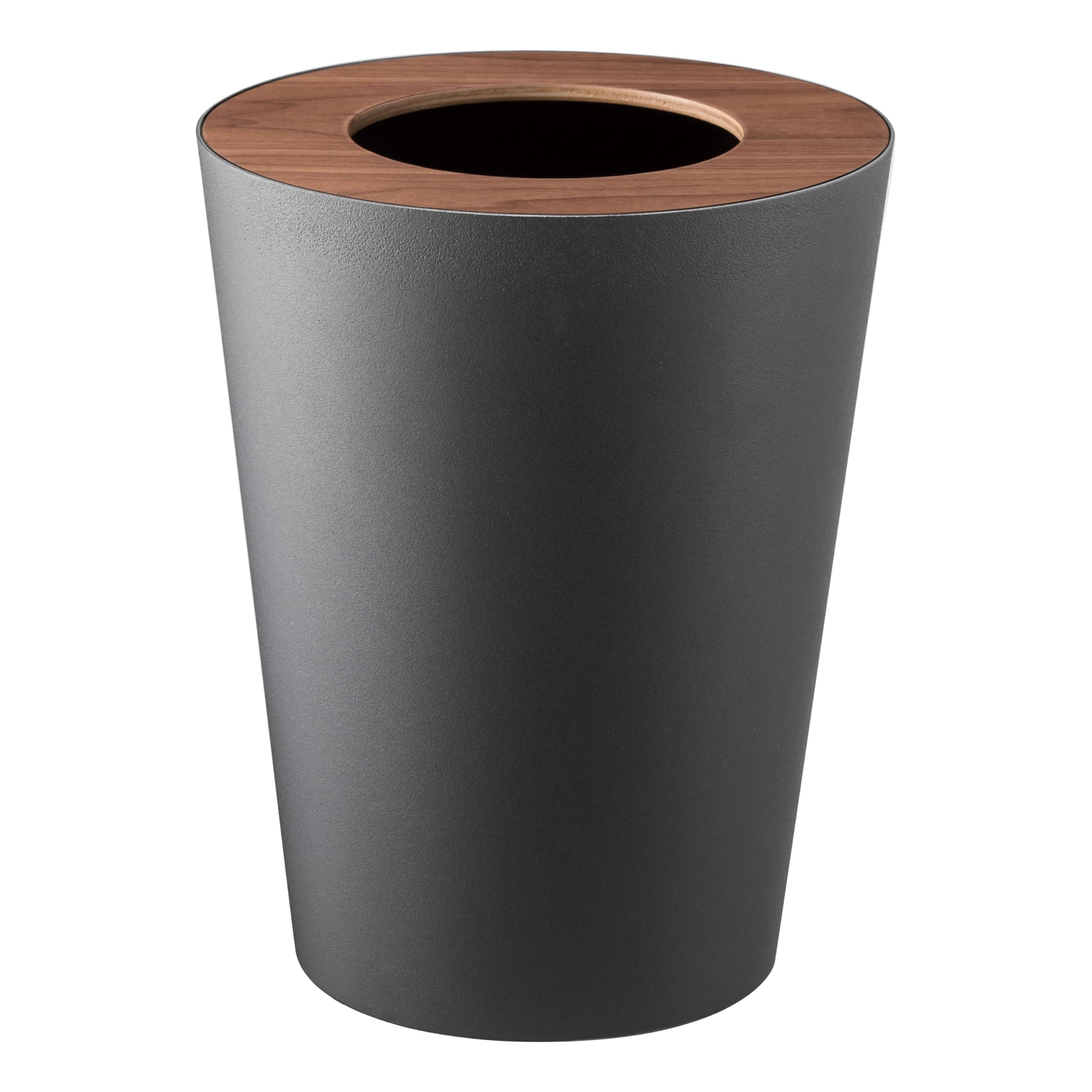 Yamazaki Rin Trash Can Round BR, Brown