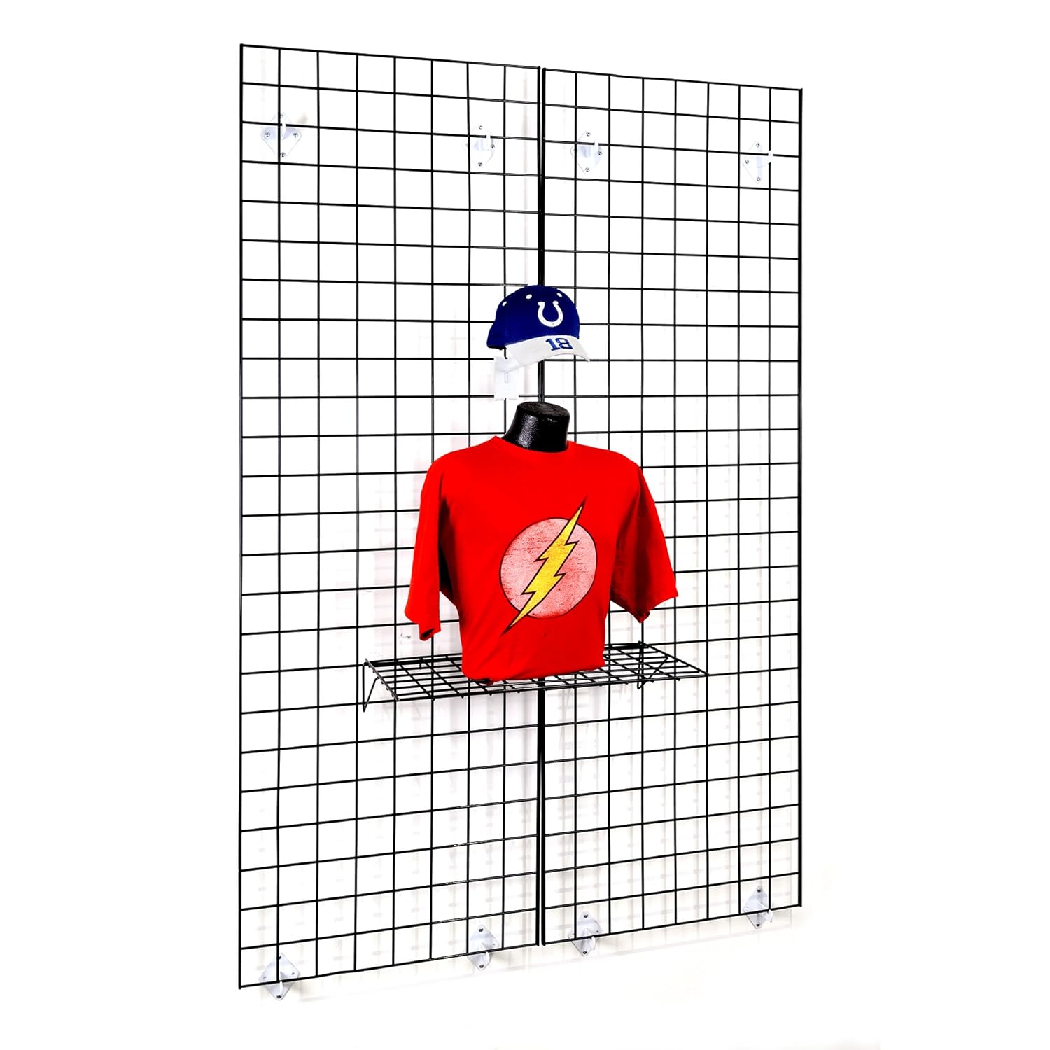 3 Grids Per Carton 1’ Width x 5’ Height White Grid Panel for Retail