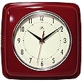 Infinity Instruments 13228RD-4103 Square Clock, Red