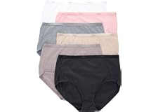 Hanes Womens Cotton Brief Neutrals
