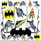 Batman Tattoos for Kids Party Favors Bundle - 72 Pc Individual Tattoos | 2" Pre-Cut Batman Temporary Tattoos for Kids Boys Girls Bulk (DC Comics Batman Birthday Party Supplies)