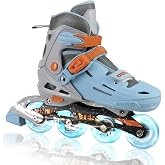 C SEVEN C7skates Nostalgic Jr. Inline Skates for Girls, Boys, and Youth