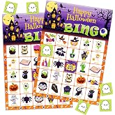 OHOME Halloween Games - Halloween Bingo for Kids | Halloween Party Favors - 24 Players Halloween Toys Gifts Party Supplies | Halloween Crafts Accessories Treats Activities for Family