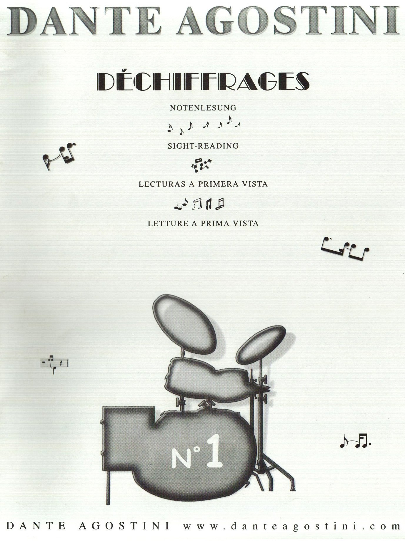 Preparation au Dechiffrage, Volume 1, Etudes Tres Faciles pour Débutants. Batterie