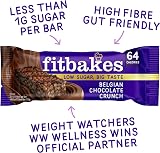 fit bakes 64 Calorie Belgian Chocolate Mini Bars 12x19g view 5
