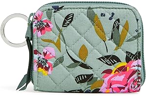 Vera Bradley Women's Cotton Petite Zip-Around Wallet with RFID Protection