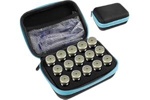 Insulin Vial Protector Holder Fits Standard 10ml U100 Vials and Diabetic Accessories 15 Slots Insulin Fridge Travel Case