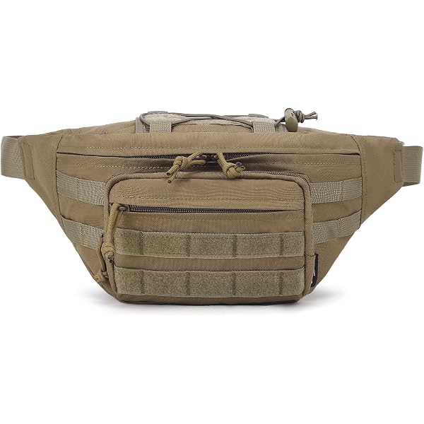 Sac Tactique ACEXIER – Multi-fonctions (Poitrine, Taille, Bandoulière) – Nylon Imperméable, Grande Capacité, Boucle Velcro