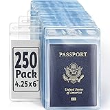 EcoEarth 4x6 Inch Passport & Card Holders with Soft
