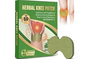 Herbal Knee Patches - 60PCS Warming Herbal Patches for Knee Patch, Wormwood Extract Sticker for Shoulder,Neck,Back
