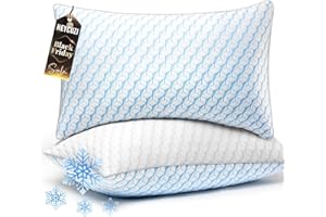 HEYCUZI Pillows Queen Size 2 Pack for Sleeping - Hotel Pillows Premium Down Alternative Bed Cooling Pillow for Side, Back, an