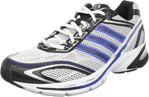 Amazon.com | adidas Men's Supernova Glide 2 Running Shoe, Running White/Blue Beauty F10/Metallic 