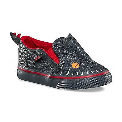 dinosaur slip on vans
