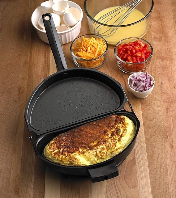 Buy gitesh Folding Stainless Steel Nonstick Omelette Pan Set of 1