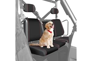 BORDAN UTV Seat Cover for 2017-2021 Polaris Ranger XP 1000 (Front Seat Only), Upgraded Heavy Duty 1680D Waterproof Full Protection Outdoor Seat Cover Set(6 PCS)