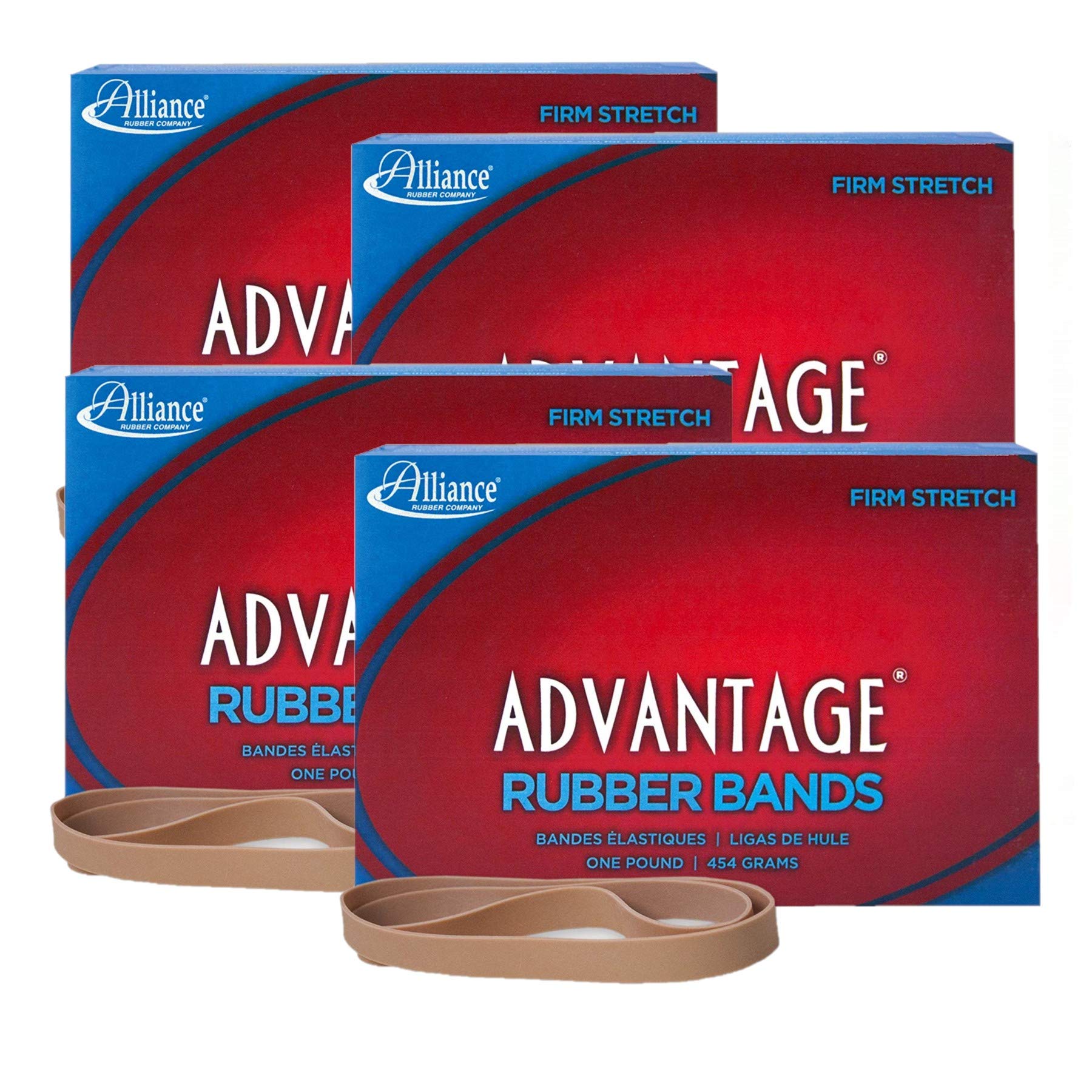 Alliance+Rubber+27075+Advantage+Rubber+Bands+Size+%23107%2c+1+lb+Box+Contains+Approx.+160+Bands+(7%22+x+5%2f8%22%2c+Natural+Crepe)