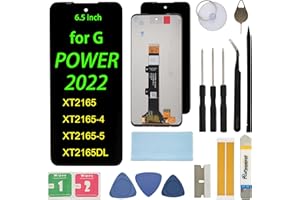 UYGHHK Screen Replacement for Motorola G Power 2022 XT-2165 XT-2165DL 6.5'' Assembly LCD Display Touch Screen Digitizer with Tools for Moto g Power 2022