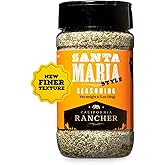 California Rancher | Santa Maria BBQ Seasoning | 6.5 Ounce, Salt Pepper Garlic Herb Blend | Coarse Texture, All-Purpose Rub, No MSG | Santa Maria Flavor for Steak, Chicken, Pork, Veggies