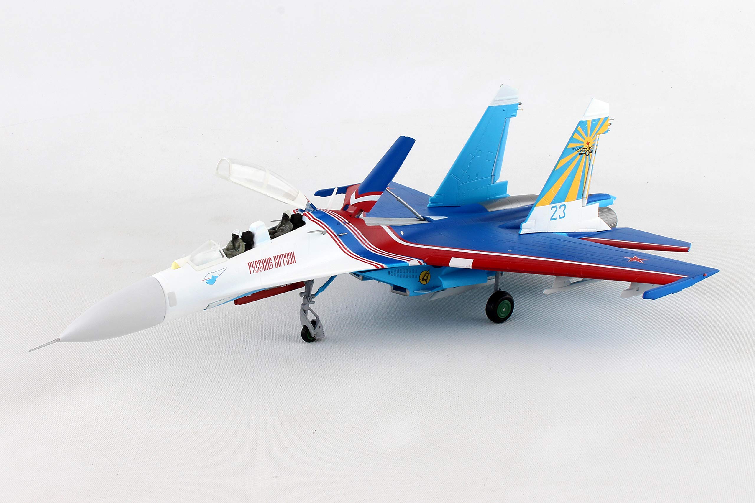 herpa Model vehicle 580212 "Russian Knights Sukhoi Acrobatic Demonstration Team SU-27UB 237TSPAT, blue