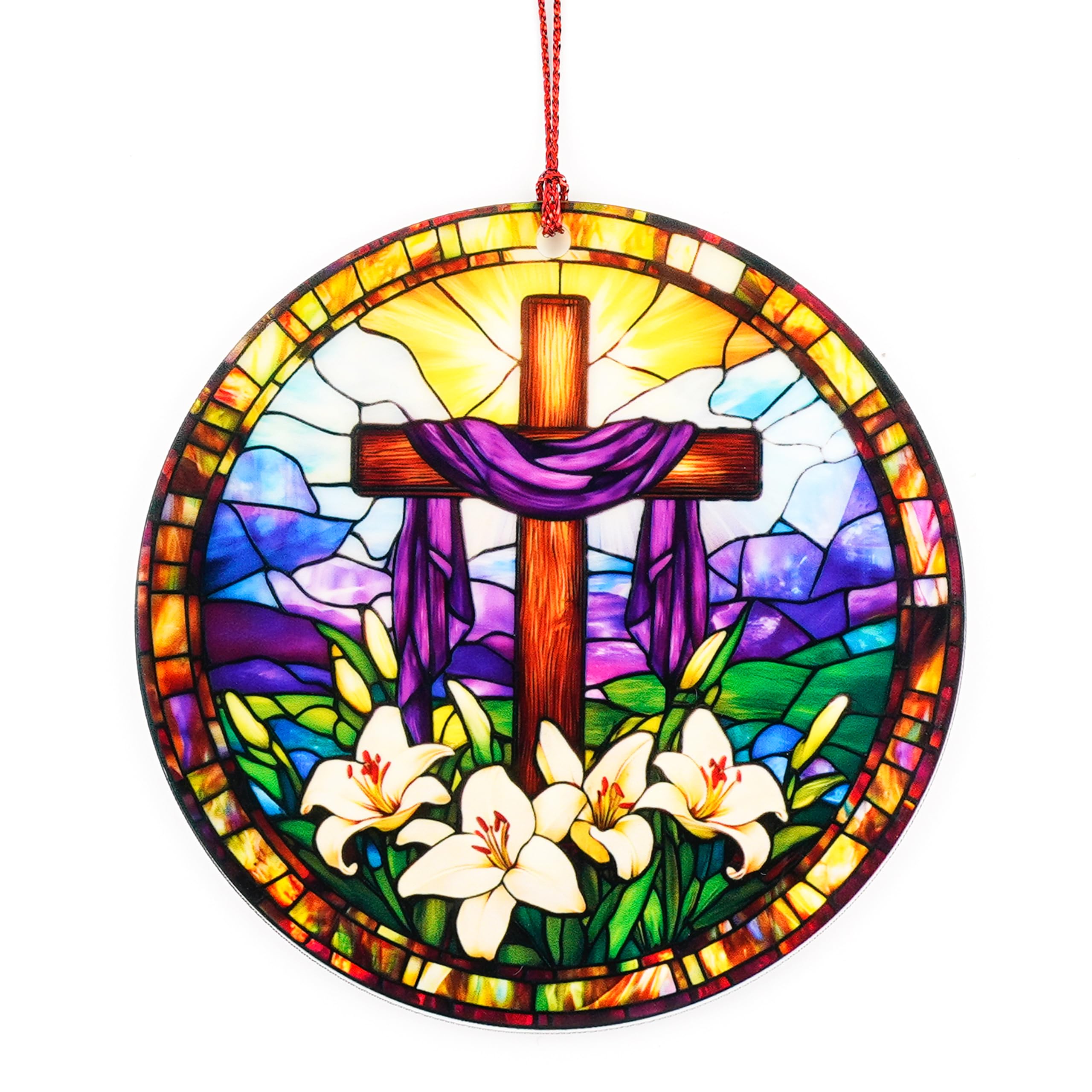 Nativity Cross Christmas Ornament 2026, Christian Christmas Ornaments Religious Gift, Cross Christmas Tree Decor, Nativity Scene Ornament Easter Faith Decor