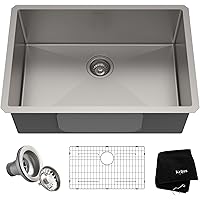 Kraus KHU100-28 Kitchen Sink, 28 Inch, Stainless Steel