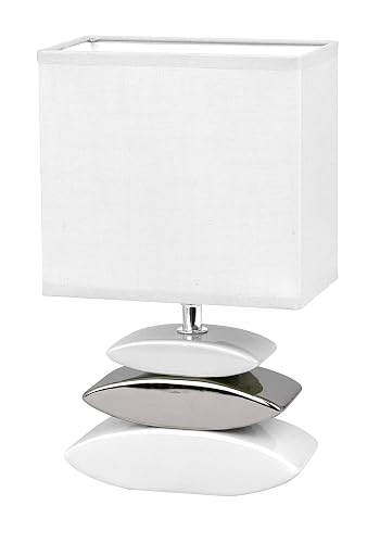 Honsel 53581 Lampada Da Tavolo Liner Bianco Metallo