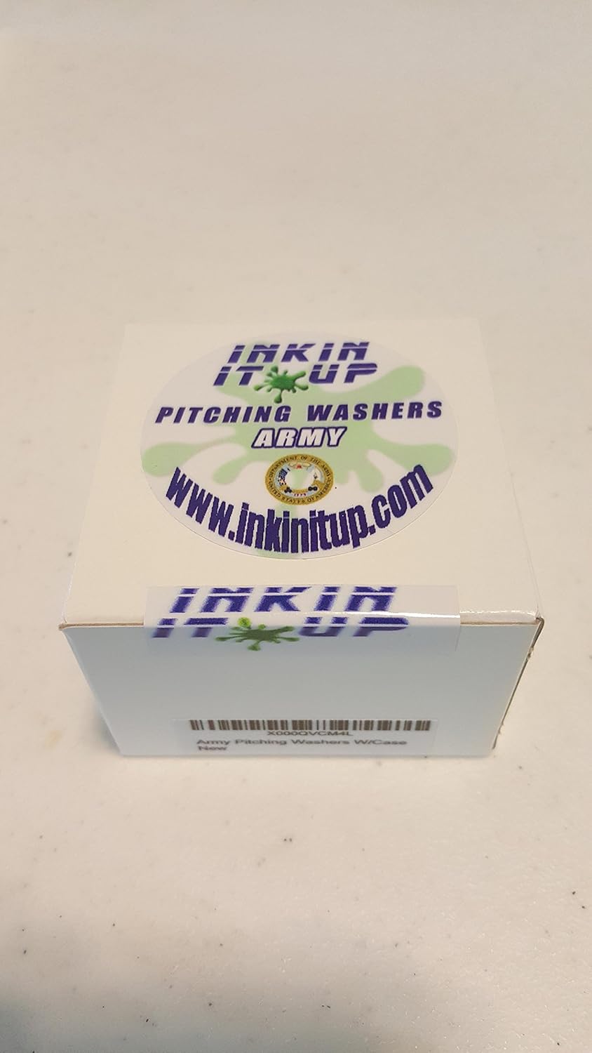 Inkin It Up Army Pitching Washers W/Case Sports & Outdoors Leisure