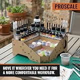 PROSCALE Universal Corner Paint Organizer for Miniatures Modular Corner Rack view 3