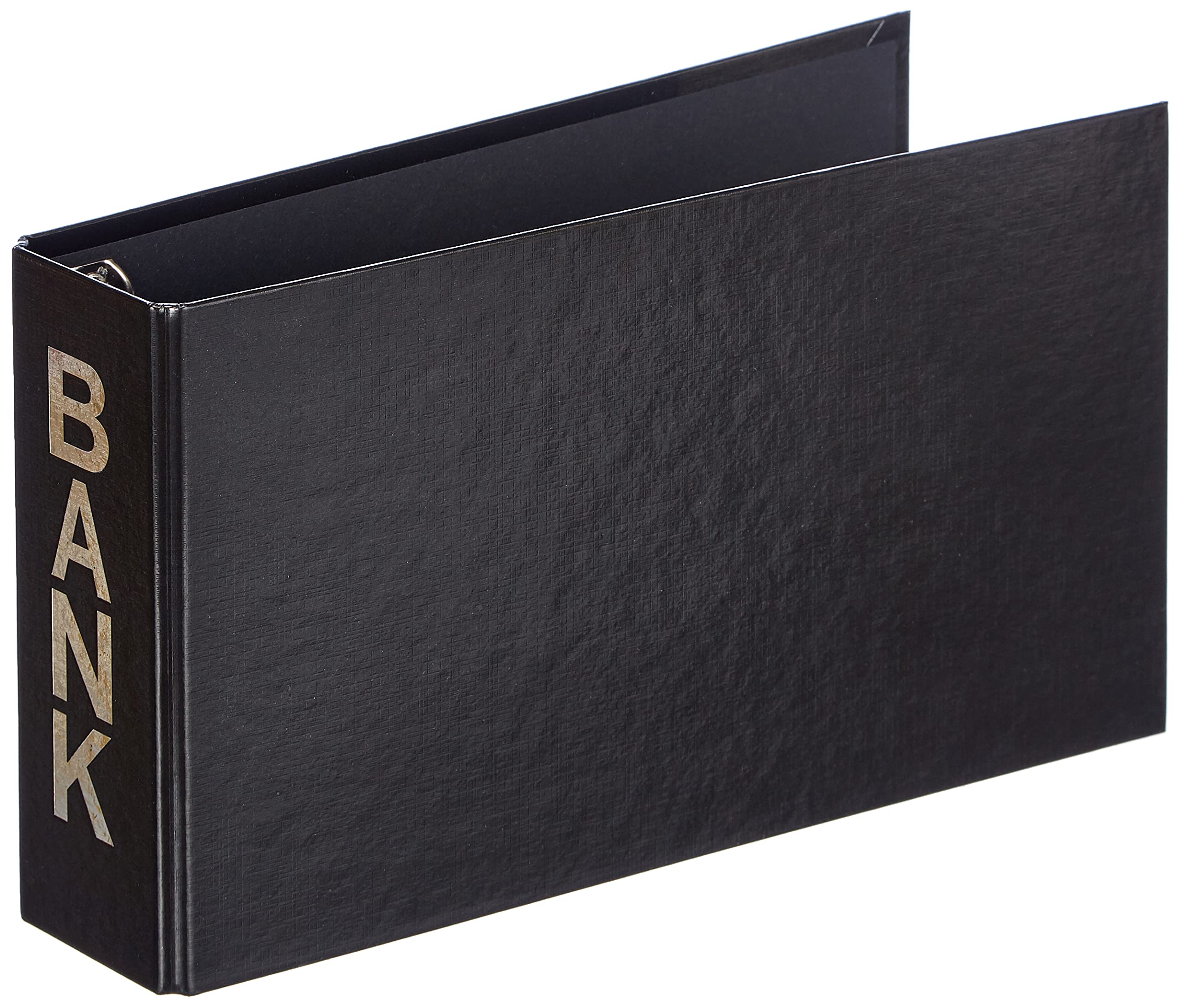 Aulfes 40801-01 Bank Folder 250 x 140 x 50 Black Bookbinding