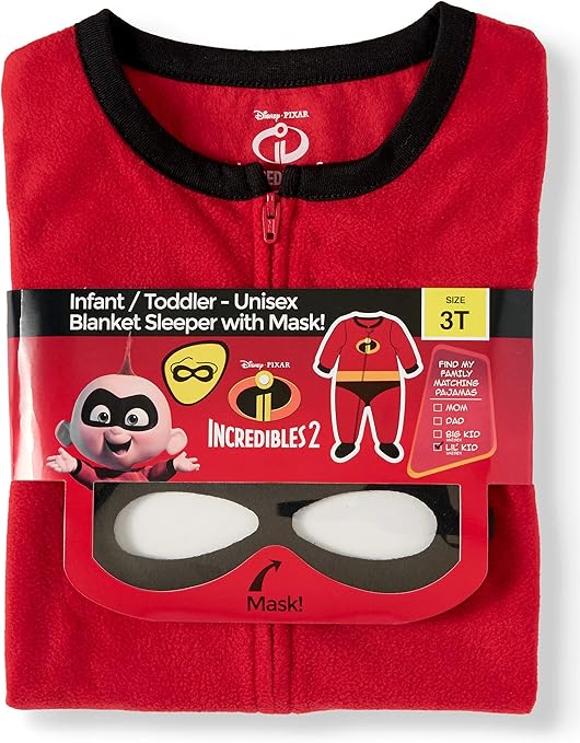 incredibles baby pajamas