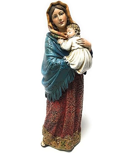 Amazon.com: Religious Gifts Mary Mothers Kiss Figurine