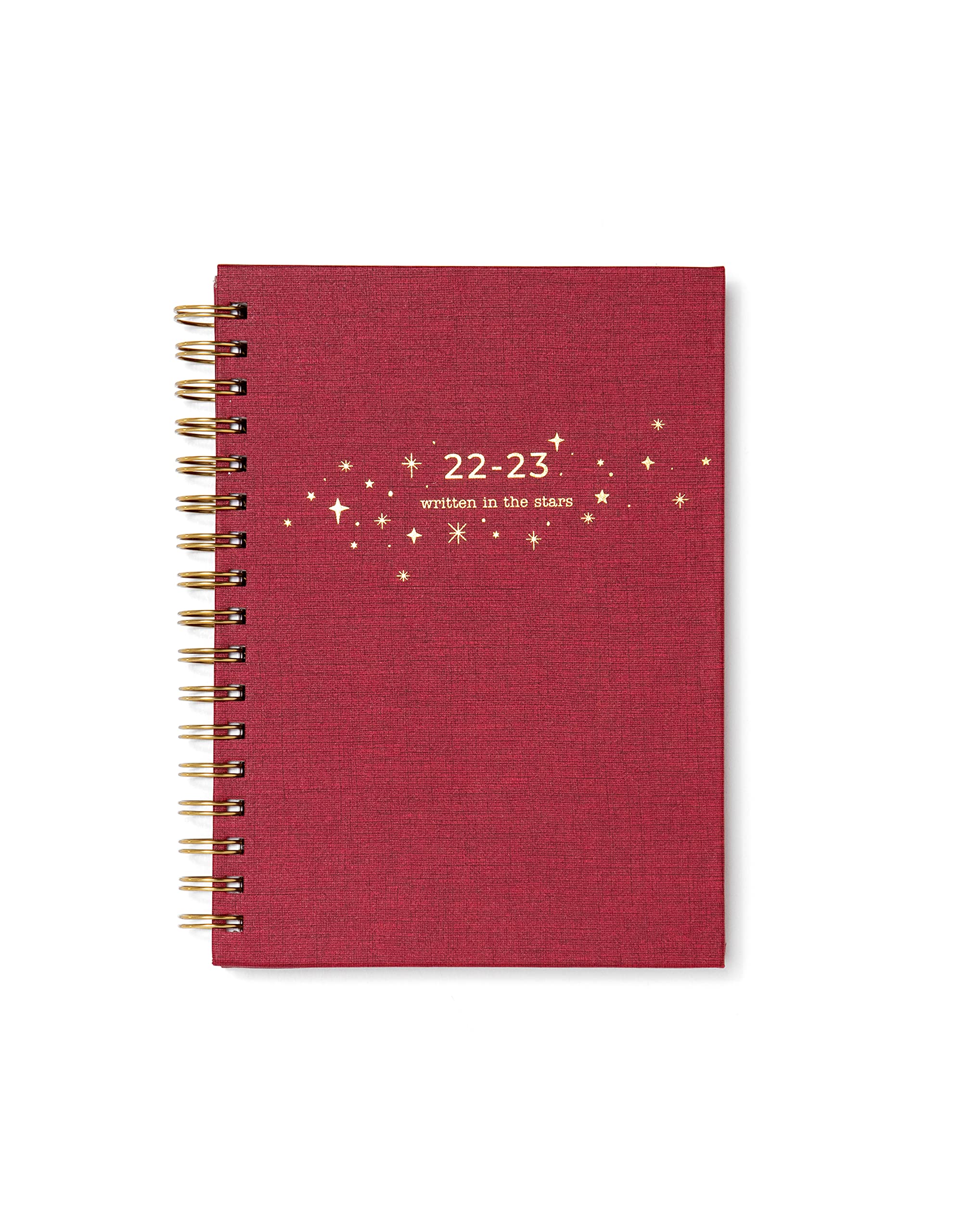 Letts A6 Sketch Week to View 22.23 Academic Diary - Burgundy
