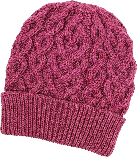irish cable knit hat