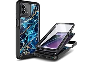 NZND Designed for Motorola Moto G Stylus 5G (2023) Case with [Built-in Screen Protector], Full-Body Protective Shockproof Rugged Bumper Cover, Impact Resist Phone Case (Sapphire)