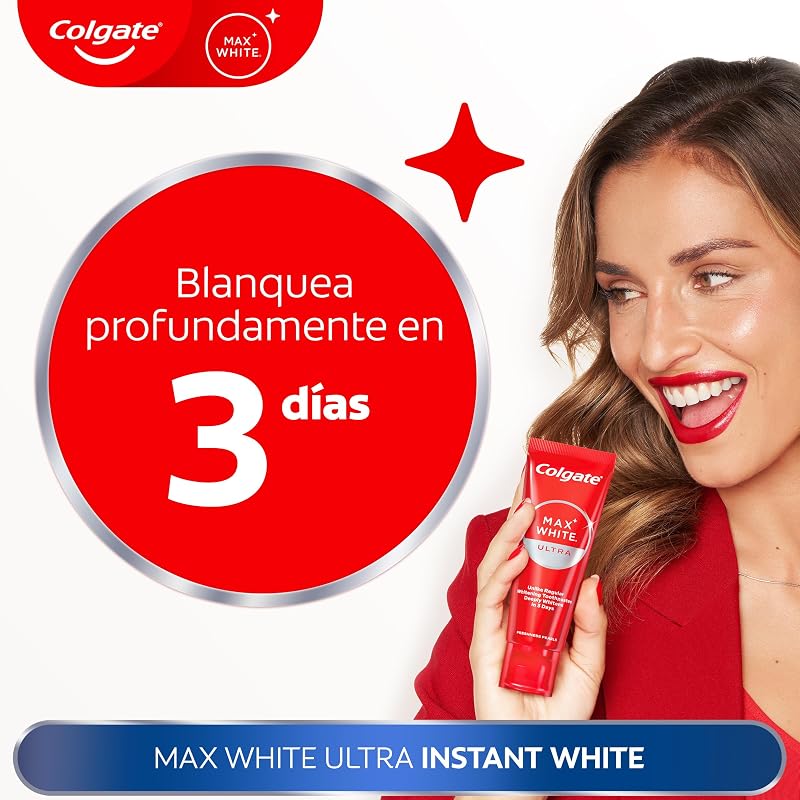 Max White Ultra Efecto Instantáneo, Pasta Blanqueadora, 50ml