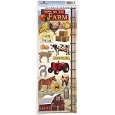 Paper House Productions Cardstock Sticker Sheet for Crafts, Scrapbooking &amp; Collecting - On the Farm