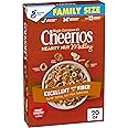 Cheerios Hearty Nut Medley Breakfast Cereal, Maple Cinnamon Flavored, Made With Whole Grain, Family Size, 20 oz