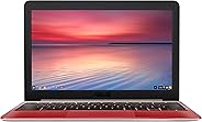 ASUS C201 11.6 Inch Chromebook (Rockchip, 4 GB, 16GB SSD, Lotus Gold/Red)