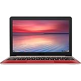 ASUS C201 11.6 Inch Chromebook (Rockchip, 4 GB, 16GB SSD, Lotus Gold/Red)