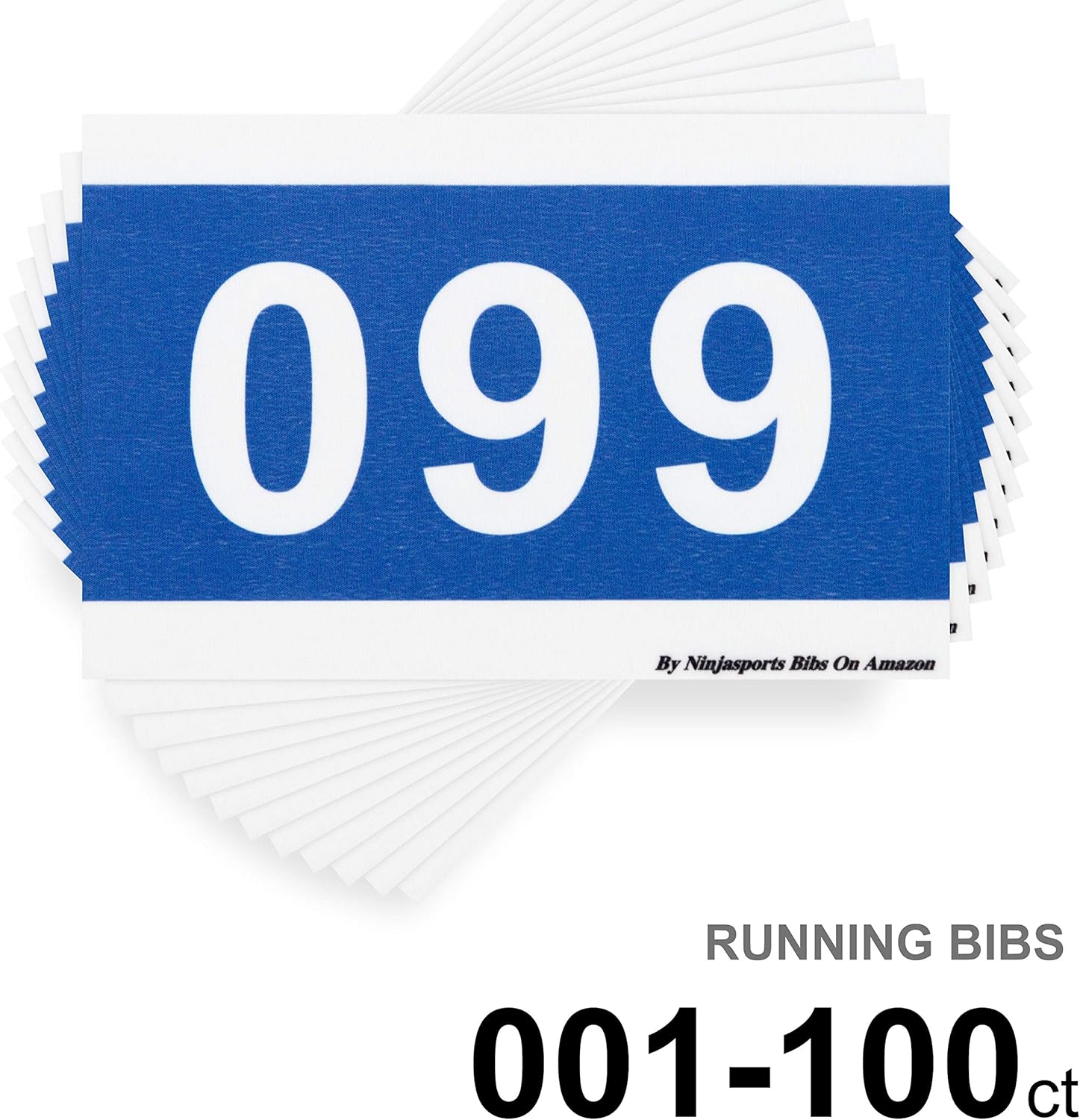 Race Numbers Bibs for 5k Running Marathon Sports Games