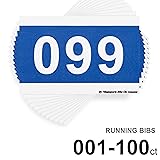【Upgrade】 Race Numbers Bibs for 5k Running