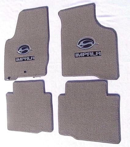 Lloyd Mats Chevy Impala Carpet Custom Fit Floor Mats Gray With Double Impala Logo On Fronts Fits 2006 2013