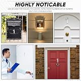 Rubigo Silver Door Numbers 0-99 A-D 3in Self Adhesive Chrome 7.5cm view 5