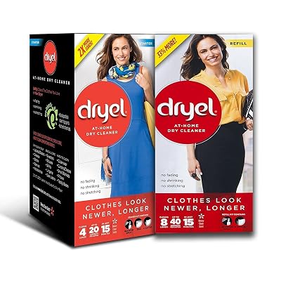Dryel Athome Dry Cleaner Starter Kit 4 Loads